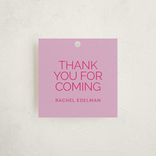 This is a candy-glow kids gift tags with standard by Inkblot Design called pop up printing on signature in tag