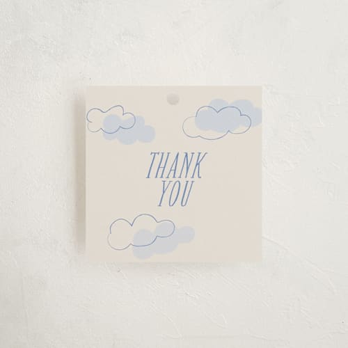 This is a sky kids gift tags with standard by Vera Lim called fly with me printing on signature in tag