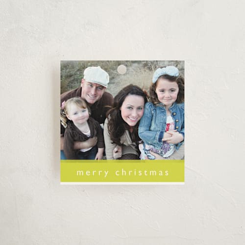 This is a emerald gift tags with standard by Kimberly Nicole called carolina printing on signature in tag