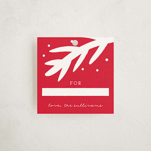 This is a berry gift tags by Lori Wemple called festive photo printing on signature in tag