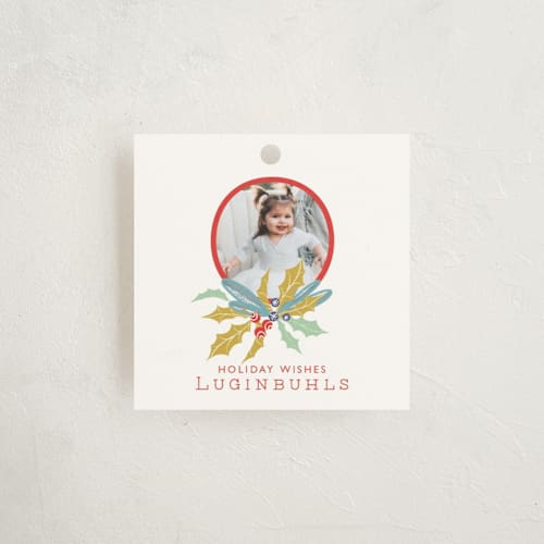 This is a gum drops gift tags with standard by Carole Crohan - CaroleeXpressions called oh big holiday printing on signature in tag