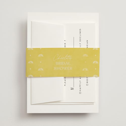 This is a island citrus belly bands with standard by Pixel and Hank called coastal drift printing on signature text in belly band