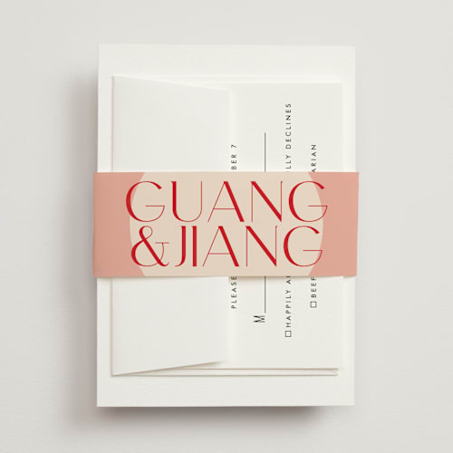 This is a blossom belly bands with standard by Hudson meet Rose called unity printing on signature text in belly band