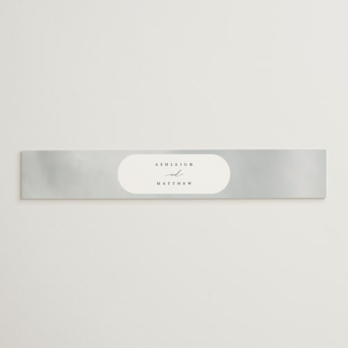 This is a cloud belly bands with standard by Heather Schertzer called panoramic printing on signature text in belly band