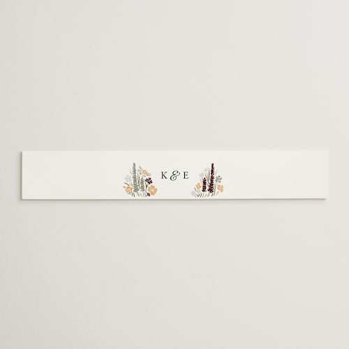 This is a sage belly bands with standard by Shiny Penny Studio called valley of the moon printing on signature text in belly band