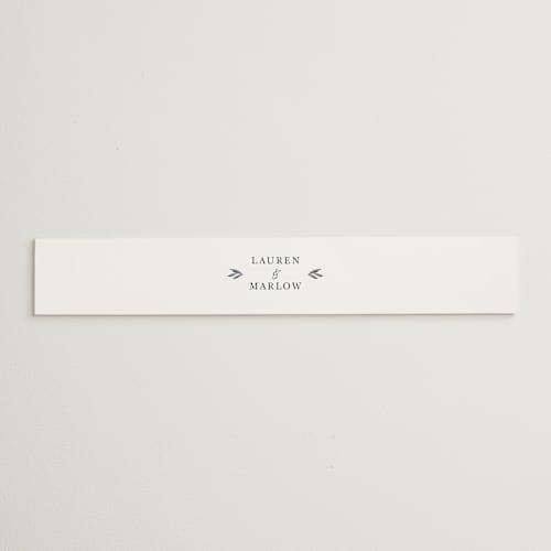 This is a sea belly bands with standard by leslie hamer called americana printing on signature text in belly band