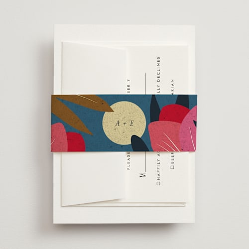 This is a hawaii belly bands with standard by Ani Somi called tropical sonata printing on signature text in belly band