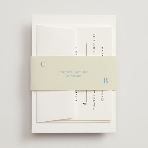 This is a waterlily belly bands with standard by Helena Vitto called the pairfect printing on signature text in belly band