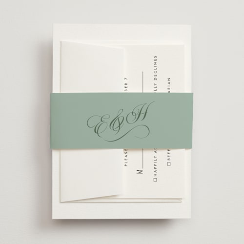 This is a garden belly bands with standard by Alston Foster called enchanted printing on signature text in belly band