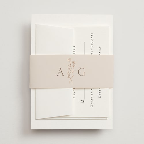 This is a chiffon belly bands with standard by chocomocacino called kouignette printing on signature text in belly band