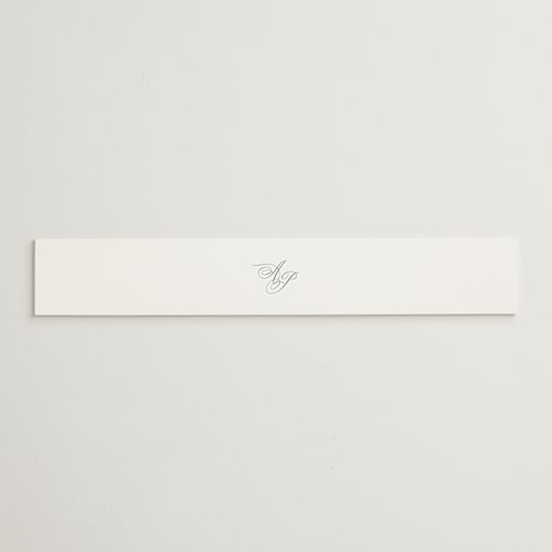 This is a snow belly bands with standard by Melinda Denison called regal printing on signature text in belly band