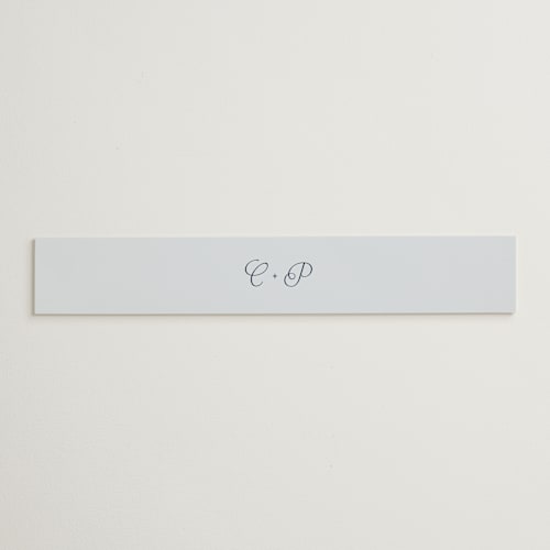 This is a powder belly bands with standard by Carolyn MacLaren called modernne printing on signature text in belly band