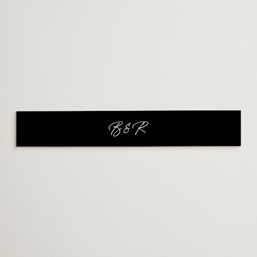 This is a onyx belly bands with standard by Katherine Moynagh called belle romance printing on signature text in belly band