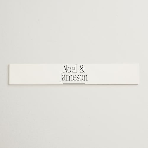 This is a cloud belly bands with standard by Ashlee Townsend called modern space printing on signature text in belly band