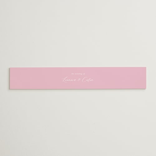 This is a peony belly bands with standard by Corinne Malesic called vintage whimsy printing on signature text in belly band