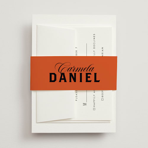 This is a amaro belly bands with standard by Studio Suku called bold and demure printing on signature text in belly band