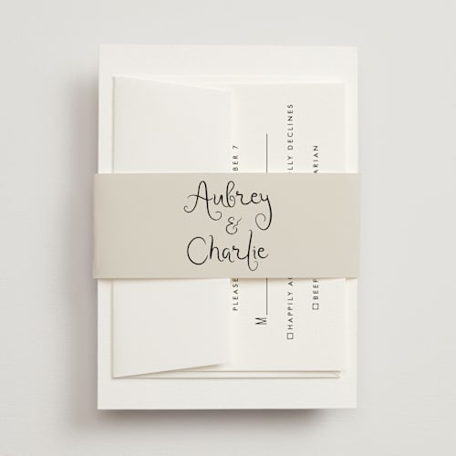 This is a tuxedo belly bands with standard by Cass Loh called quirky fun printing on signature text in belly band