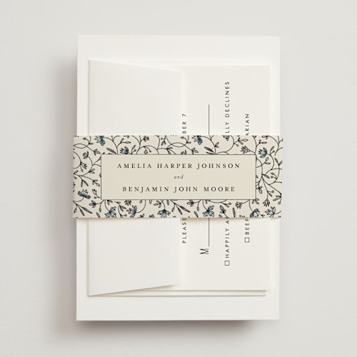 This is a almond belly bands with standard by Stephanie Hawkes called hansen printing on signature text in belly band