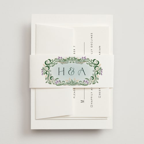 This is a spruce belly bands with standard by Paper Sun Studio called sierra printing on signature text in belly band