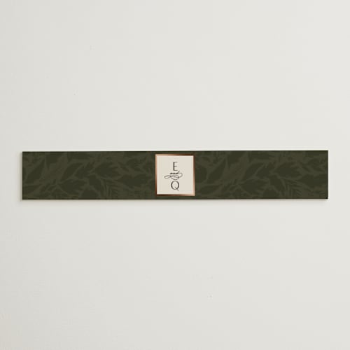 This is a autumn belly bands with foil pressed by Kate Ahn called poetique printing on signature text in belly band