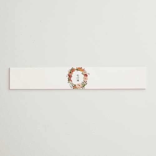 This is a summer belly bands with foil pressed by Susan Moyal called harmony printing on signature text in belly band