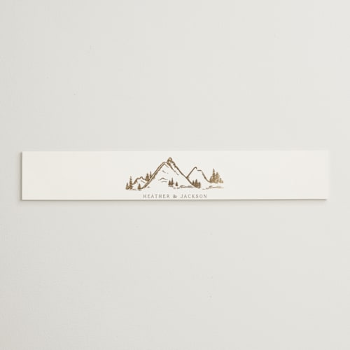 This is a earth belly bands with foil pressed by Mansi Verma called colorado printing on signature text in belly band