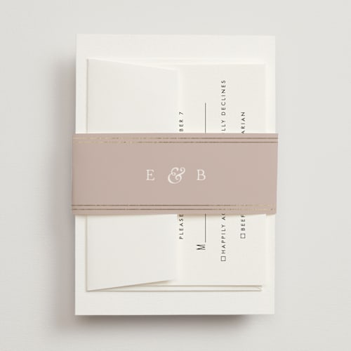 This is a spring mist belly bands with foil pressed by Erin L. Wilson called meadow printing on signature text in belly band