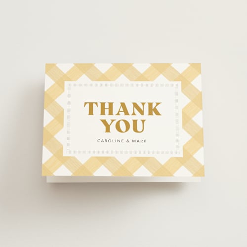 This is a honey wedding thank you cards with standard by Robert and Stella called bbq before i do printing on strathmore in standard