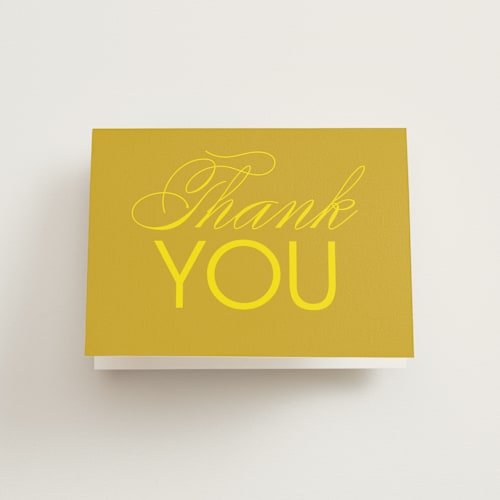 This is a island citrus bridal shower thank you cards with standard by Morgan Kendall called bloom printing on strathmore in standard