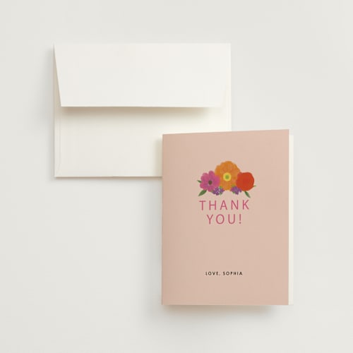 This is a azalea wedding thank you cards with standard by Itsy Belle Studio called final fiesta printing on strathmore in standard