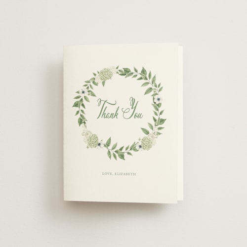 This is a limelight bridal shower thank you cards with standard by Design Lotus called sweethearts printing on strathmore in standard