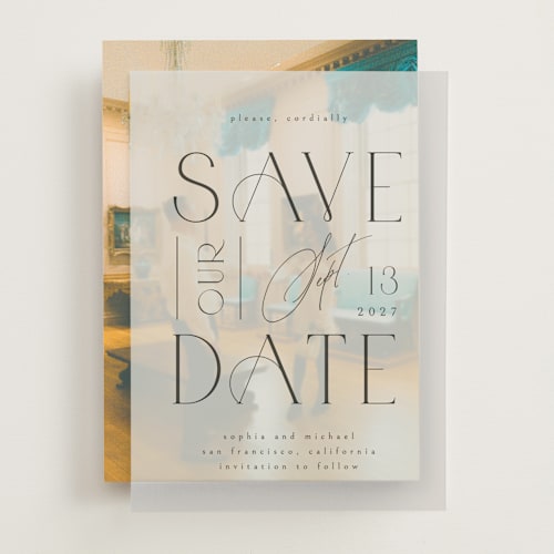 This is a cream vellum overlays with standard by Ana de Sousa called cordially printing on translucent vellum in overlay