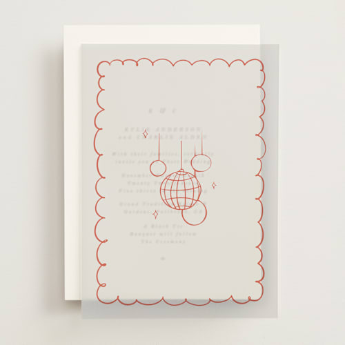 This is a sangria spark vellum overlays with standard by Zove Ahhh called party on! printing on translucent vellum in overlay