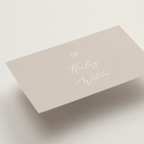 This is a cloud wedding place cards with standard by Jhudy called so inlove printing on signature in placecard