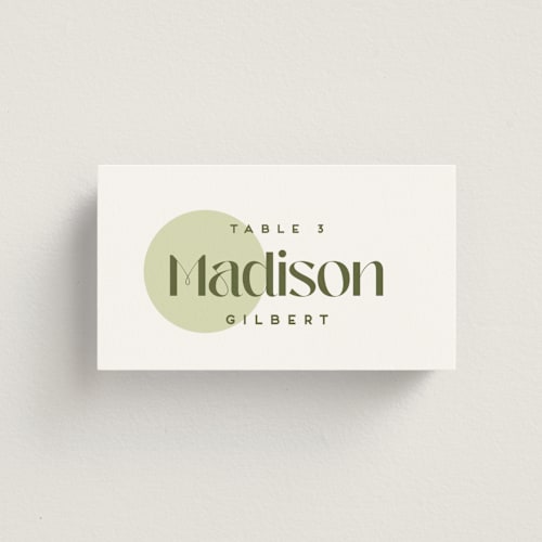 This is a kiwi wedding place cards with standard by Claudia Orengo called news! printing on signature in placecard