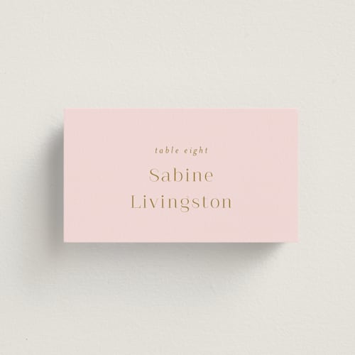 This is a blossom wedding place cards with standard by Angela Marzuki called colorwash floral printing on signature in placecard
