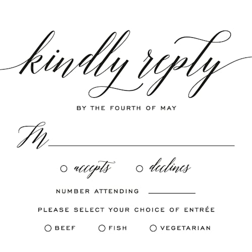 This is a tuxedo rsvp postcards by Design Lotus called someone like you printing on signature in postcard
