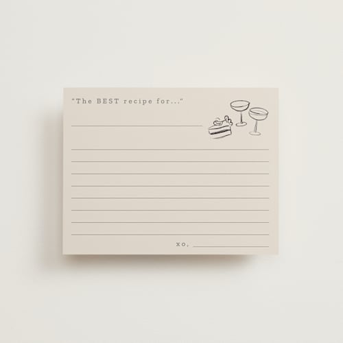 This is a cement bridal shower insert cards with standard by Baumbirdy called wedding sketches printing on signature in standard