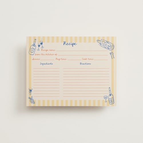 This is a sunshine bridal shower insert cards with standard by Elly called sunny brunch printing on signature in standard