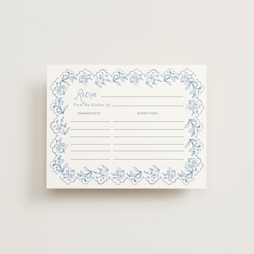 This is a frost bridal shower insert cards with standard by Itsy Belle Studio called clara printing on signature in standard