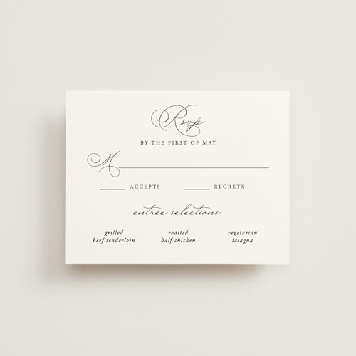 This is a linen rsvp postcards by Jill Means called organza printing on signature in postcard