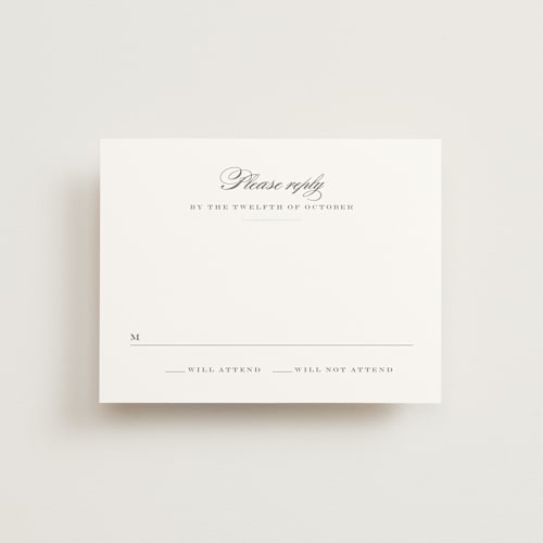 This is a sky blue rsvp postcards by danielleb called charming go lightly printing on signature in postcard