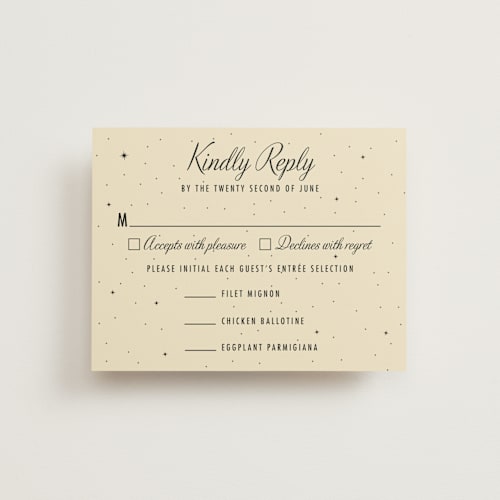 This is a shadow rsvp postcards by Elly called starry, starry night printing on signature in postcard
