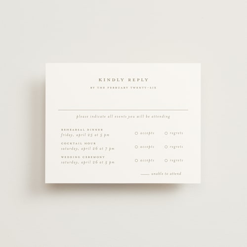 This is a pearl rsvp cards with standard by chocomocacino called spiku printing on signature in standard