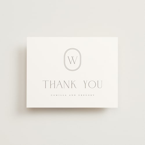 This is a latte thank you postcards by Kristie Kern called the hudson printing on signature in postcard
