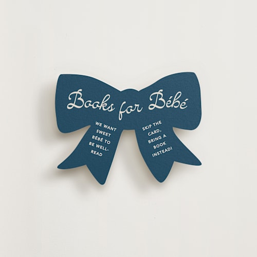 This is a marina enclosure cards with standard by Olivia Raufman called mariniere printing on signature in standard