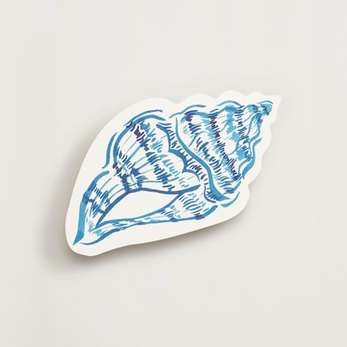 This is a cerulean enclosure cards with standard by Tamara Hilje called positano printing on signature in standard