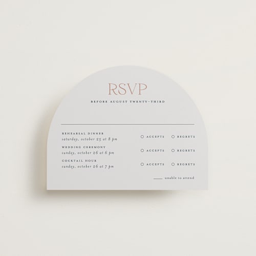 This is a aegean rsvp cards with standard by chocomocacino called kouignette printing on signature in standard