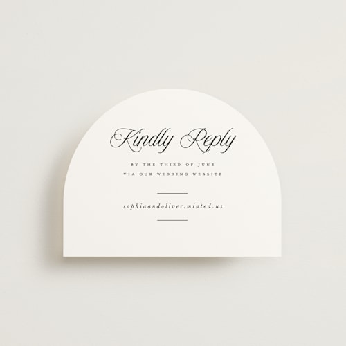 This is a tuxedo rsvp cards with standard by Leah Bisch called beautiful day printing on signature in standard