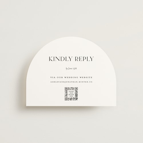 This is a porcelain rsvp cards with standard by Eric Clegg called have and hold printing on signature in standard